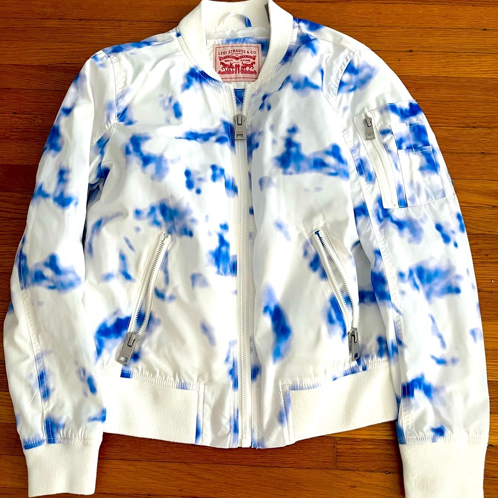 Levis Melanie Newport Bomber Jacket 💙 XS NWOT Lightweight Spring Essential